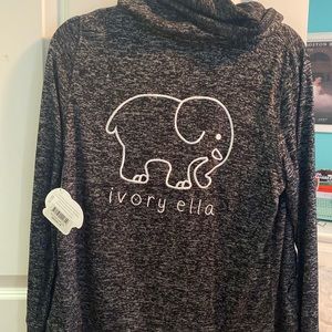 Ivory Ella zip up hoodie